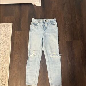 Zara Light Blue Boyfriend Jeans